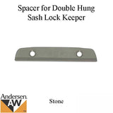 Andersen Shim Spacer for Double Hung Windows Sash Lock Keeper Stone