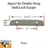 Andersen Shim Spacer for Double Hung Windows Sash Lock Keeper Stone