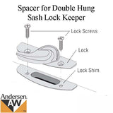 Andersen Sash Lock Shim Spacer Fits Perma-Shield Narroline Window Stone