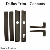 Dallas Inactive Trim Set - Rustic Umber