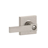 Schlage Residential F40 - Privacy Lock - Northbrook Lever, 16080 Latch and 10027 Strike