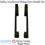 Dallas Non-Keyed Sliding Door handle set, HLS9000 gears RH 1-3/4