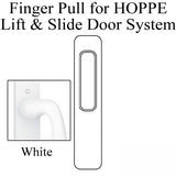 Brass Finger Pull for HOPPE Lift and Slide Door Systems - White