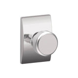 Schlage Residential F170 - Bowery Knob Half Dummy - Century Rose