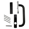 Hoppe Paris Door Handle With Finger For Lift and Slide Doors Jet Black Handles
