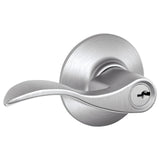 Schlage Residential F80 - Storeroom Lock - Accent Lever, Keyway with 16211 Latch and 10063 Strike