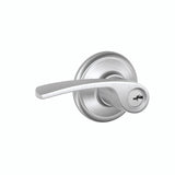 Schlage Residential F80 - Storeroom Lock -Merano Lever, C Keyway with 16211 Latch and 10063 Strike