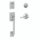 Schlage Residential F60 - Century Sectional Single Cylinder Keyed Entry Handleset with Latitude Lever