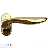 Toronto Handle for Tilt &amp; Turn Windows - Solid Brass - Resista Polished Brass, Right Hand