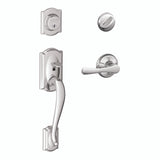 Schlage Residential F60 - Camelot Sectional Single Cylinder Keyed Entry Handleset with Avila Lever