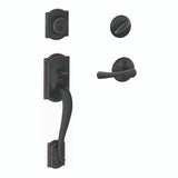Schlage Residential F60 - Camelot Sectional Single Cylinder Keyed Entry Handleset with Avila Lever