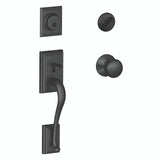 Schlage Residential F60 - Addison Sectional Single Cylinder Keyed Entry Handleset with Plymouth Knob