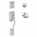 Schlage Residential F60 - Addison Sectional Single Cylinder Keyed Entry Handleset with Plymouth Knob