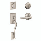 Schlage Residential F60 - Addison Sectional Single Cylinder Keyed Entry Handleset with Latitude Lever