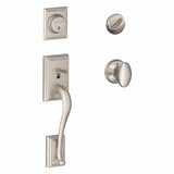 Schlage Residential F60 - Addison Sectional Single Cylinder Keyed Entry Handleset with Siena Knob