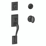 Schlage Residential F60 - Addison Sectional Single Cylinder Keyed Entry Handleset with Siena Knob