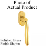 Verona Handle for Tilt &amp; Turn Windows - Solid Brass - Oil Rubbed Brass