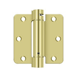 3-1/2" x 3-1/2" x 1/4" Spring Hinge