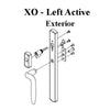 Marvin Integrity Northfield Primary Handle Set, Exterior - Stone White