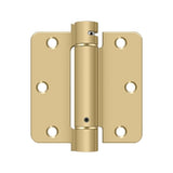 3-1/2" x 3-1/2" x 1/4" Spring Hinge