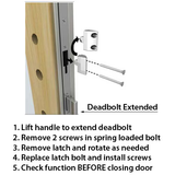 Integrity Active 45/92 Multipoint Lock, CN 6-5, Shootbolt - Stainless Steel
