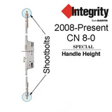 Integrity Active 45/92 Multipoint Lock, Cn 8-0, Shootbolt - Stainless Steel