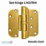 Hoppe F1721, 2009 Set Hinge, LHO/RHI- Metallic Gold - 11935935