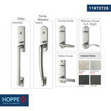 HOPPE HLS2000 TOP EXTENSION, TONGUE @ 29.41", EXTENSION LENGTH 38.27"