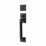 Emtek 4209 Hercules Knurled Full Length Dummy Set Entrance Handleset - Brass Tubular