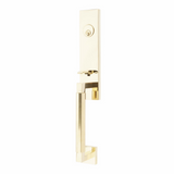Emtek 4206 Hercules Smooth Full Length Dummy Set Entrance Handleset - Brass Tubular