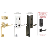 Emtek EMP4820 Baden Single Cylinder Entrance Handleset - Brass Tubular - EMPowered Upgrade