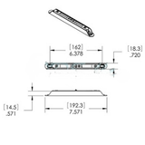 Interlock Sliding Door Keeper, 12-424B