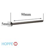 Hoppe Mounting Screw, M5x90mm - Satin Nickel Finish