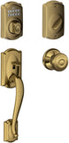 Schlage Residential FE365 - Camelot Electronic Handleset with Georgian Knob