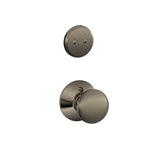Schlage Residential F94 - PLymouth Knob One-Sided Dummy Interior Pack - Exterior Handleset Sold Separately