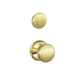 Schlage Residential F94 - Andover Knob One-Sided Dummy Interior Pack - Exterior Handleset Sold Separately