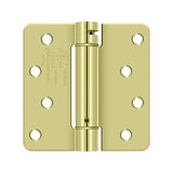 4" x 4" x 1/4" Spring Hinge, UL Listed