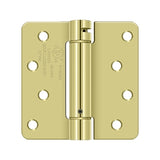 4" x 4" x 1/4" Spring Hinge, UL Listed