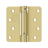 4" x 4" x 1/4" Spring Hinge, UL Listed