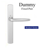 HOPPE Atlanta M1530/216N Dummy Swing Door Handle Set – Brushed Chrome