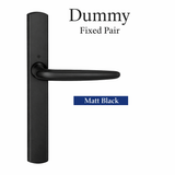 HOPPE Atlanta M1530/216N Dummy Swing Door Handle Set – Matte Black