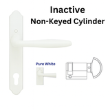 Hoppe Inactive Verona Handle Set M151/374N/C, Pure White - 12241885