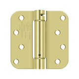 4" x 4" x 5/8" Spring Hinge, UL Listed