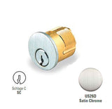 Cylinder Body for Mortise Cylinder (Underscores Indicate a Variable Value: Specify Size, Cam, & Finish)