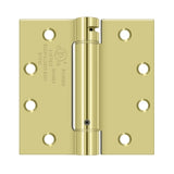 4-1/2" x 4-1/2" Spring Hinge, UL Listed