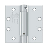 4-1/2" x 4-1/2" Spring Hinge, UL Listed