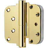 12500001L ROCKWELL M3 DUAL ADJUSTABLE LIFT OFF CONCEALED BALL BEARING HINGE IN BRASS FINISH