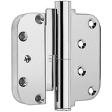 12500006R ROCKWELL M3 DUAL ADJUSTABLE LIFT OFF CONCEALED BALL BEARING HINGE IN ANTIQUE BRASS FINISH