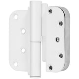 12500WHL ROCKWELL M3 DUAL ADJUSTABLE LIFT OFF CONCEALED BALL BEARING HINGE IN WHITE FINISH