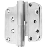 1250SS08L ROCKWELL M3 DUAL ADJUSTABLE LIFT OFF CONCEALED BALL BEARING HINGE IN BRUSHED STAINLESS STEEL FINISH